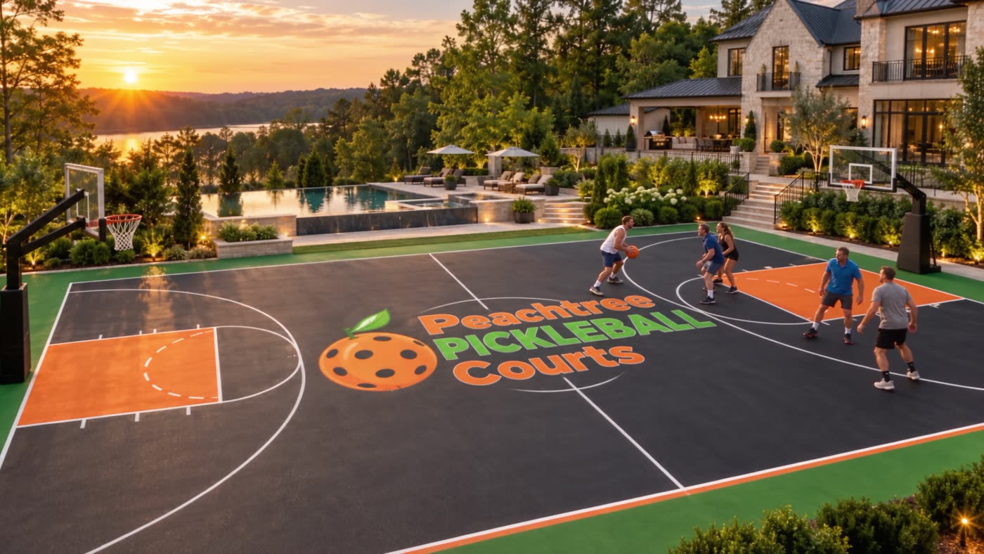 Custom basketball court design