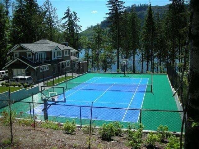 Basketball court construction