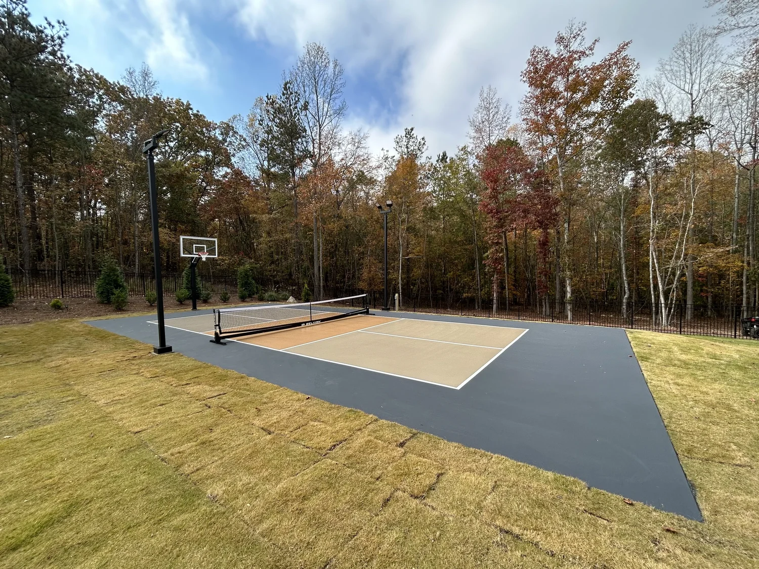 Pickleball court project 3 serving St. Simons, GA