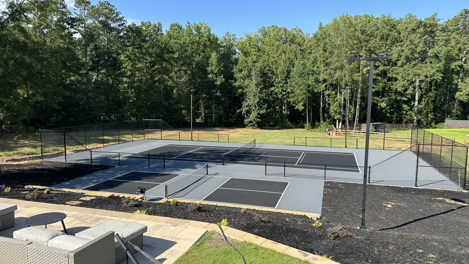 Pickleball court project 3 serving Myrtle Beach, SC