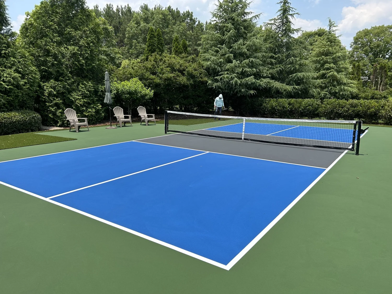 Custom pickleball court design